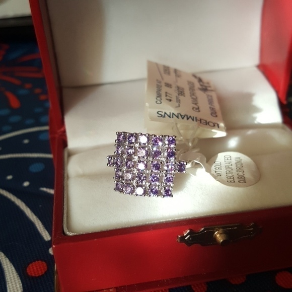 GLAMOR ring 14 KT gold electroplated cubic zircona - Picture 4 of 4